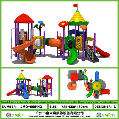 Playground Manufacturer Safe and Durable Outdoor Play Sets Amusement Slides for Kids