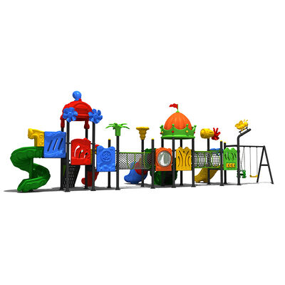 Daycare Training Center Large Outdoor Amusement Equipment Slide With Swing Play Sets for Sale 
