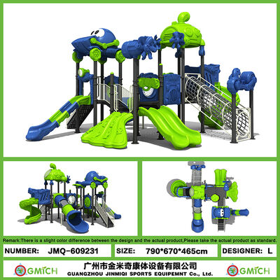CE Certified Amusement Play Equipment Park Slides Children's Game Play House Plastic Toys 