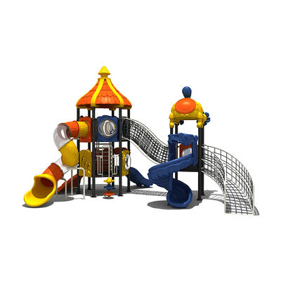 Children Theme Amsuemet City Outdoor Game Playground Steel & Plastic Slides School Residential Use
