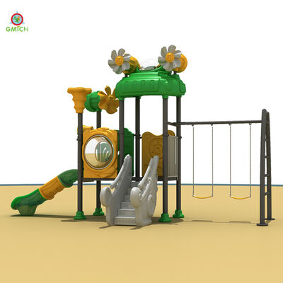 Resort Park Kids Swing Sets Colorful Play Yard Swing Sets 370*230*270CM