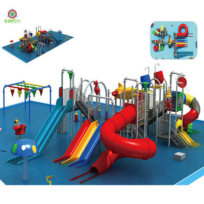 Swimming Pool Water Playground FRP Fiberglass Water House Large Water Slide