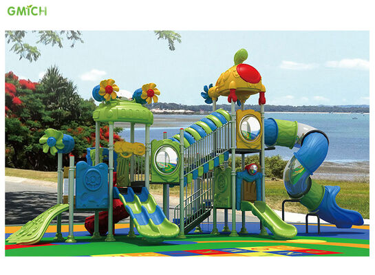 Custom Design Park Playground Equipment Children Colorful Plastic Slide Outdoor Playground Set For Resort Hotel