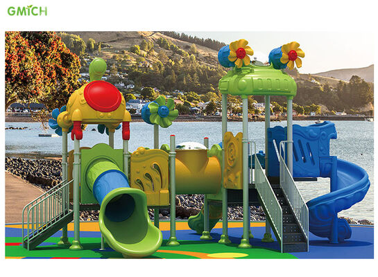 JINMIQI Factory Design Kids Plastic Slide Amusement Park Playground Equipment For Outdoor Garden Games