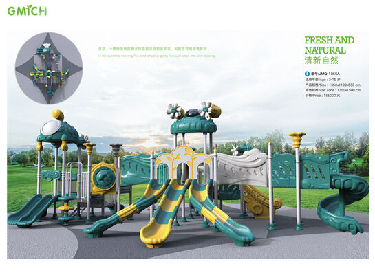 China High Quality Outdoor Playground Equipment Children Plastic Slide Set Amusement Park