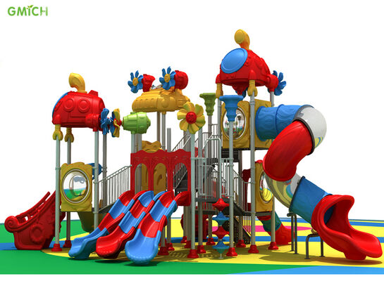 Kids Amusement Park Outdoor Garden Plastic Slide Commercial Park Play Set Playground Equipment