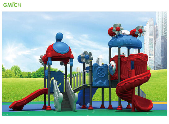China Kids Outdoor Amusement Park Playground Equipment Safety Plastic Slide Hot Sale