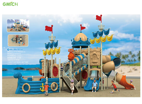 China Amusement Park Open Playground Kids Outdoor Slide Training Center Educational Play Area
