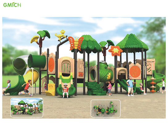 Children Outdoor Play Plastic Slide Set Amusement Park Playground Equipment Hot Sale Kids Toys