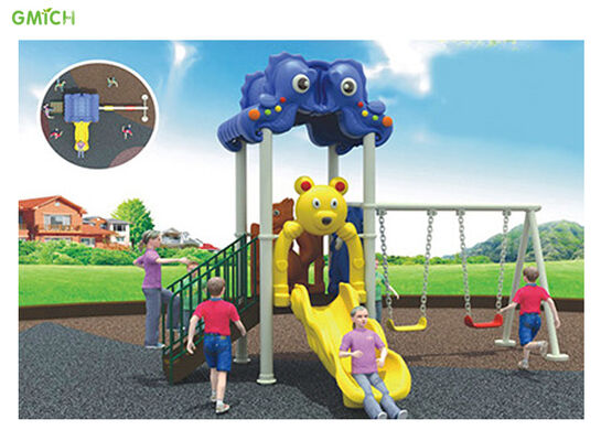 Oem Outdoor Play Swing Set Amusement Park Playground Equipment UV Resistance