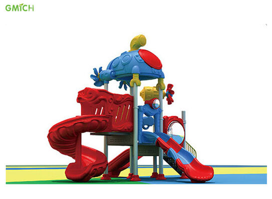 Anti Crack Small Swing And Slide Set Compact Outdoor Playset OEM Service