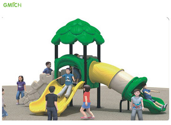 Safety Material Small Playhouse Swing Set Compact Playground Set EN1176