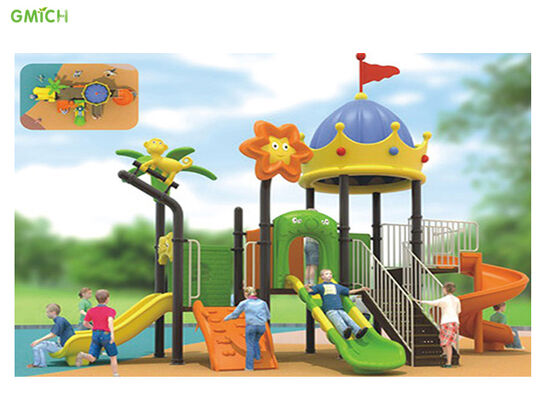 Plastic Slide Outdoor Playground For Children Amusement Park Equipment Hot Sale