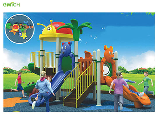 Children Play Park Customized Plastic Small Slide Outdoor Playground Equipment