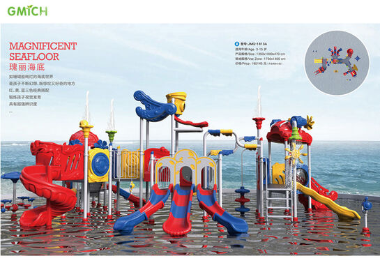 Water Slide For Kids Swimming Pool Water Playground Splash Water Park Equipment Free Custom Design Games