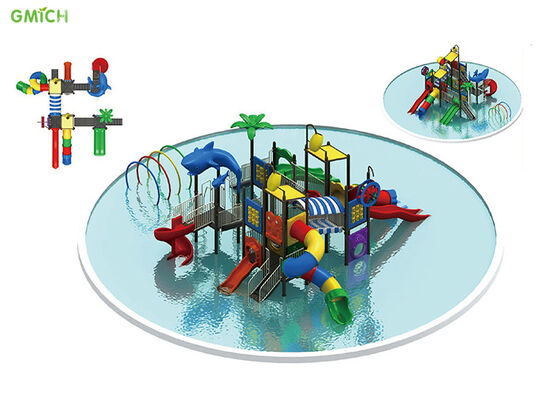 Durable Aqua Park Water Slide Commercial Water Play Equipment Customizable