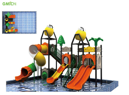 Popular Beach Spray Water Slide Mini Water Park Equipment 580*430*580CM