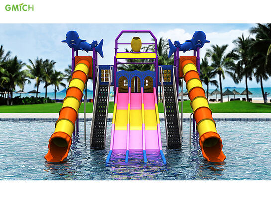 Children Amusement Park Water Slide Hotel Water Playground Equipment Anti UV