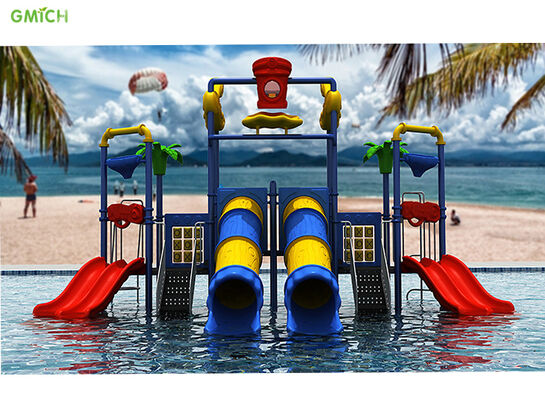 Colourful Resort Amusement Park Water Slide Kids Water Park Equipment
