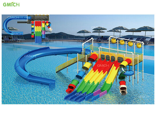 Safe And Reliable Outdoor Water Slide Big Water Slide 1550*1080*650CM