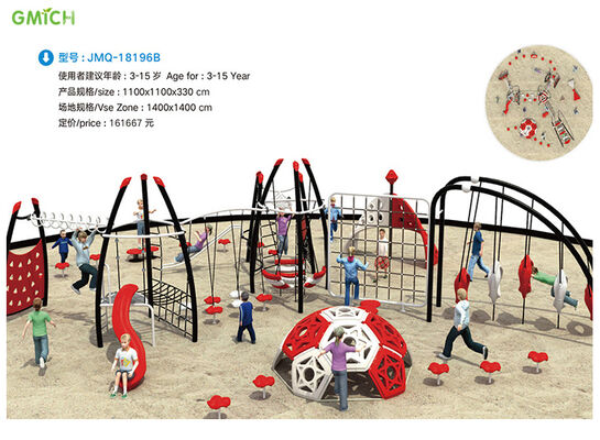 Safe Sport Rope Playground Structures Exercise Equipment For Kids Free Design