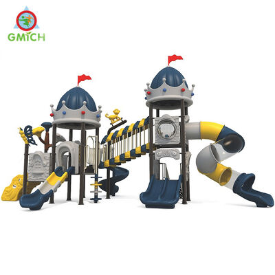 Castle Series Theme Children Amusement Park High Qualith Kids Plastic Slide Sets Outdoor Play Ground Equipment
