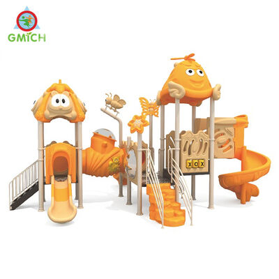Open Style Outdoor Park Playground Equipment Children's Game Play Sets Amusement Park Rides Good Quality Plastic Slides for Sale