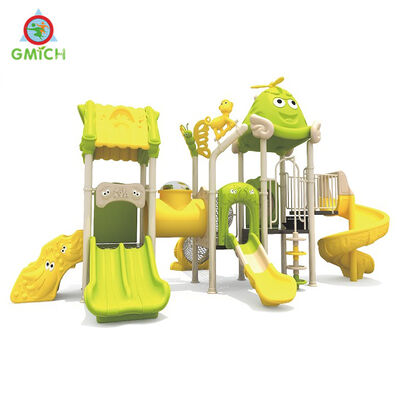 Training Center Attractive Children Outdoor Playground Slide Sets Game Play House China Playground Factory