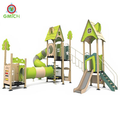 PE Board Combination Slides Outdoor Playground Equipment New Design Children Playground Sets for Sale