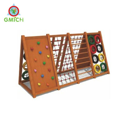 Wooden Playground Outdoor Rope Climbing Play Equipment Game Play Sets Children Park Exercise Fitness Equipment for Children