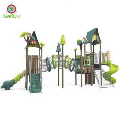 Factory Direct Park Playground Game Play Toys Outdoor Play Zone Amusement Play Equipment Plastic Slide Set for Children