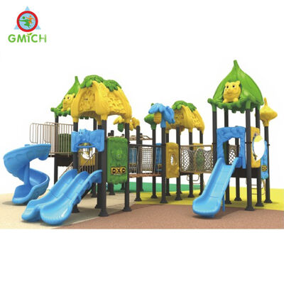 Outside Playground Equipment Plastic Pipe Slide with Climbing Sets Attractive Children Game Play Toys