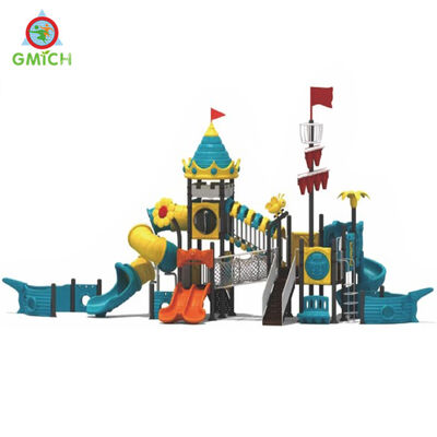 Pirate Ship Series Children Playground Plastic Toys Slide Outdoor Play Sets Park Public Open Amusement Play Equipment