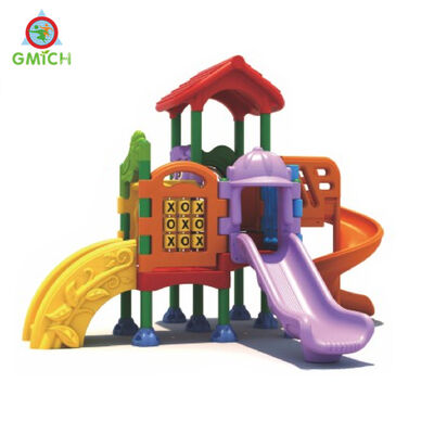Kindergarten Outdoor Play Equipmnet Park Game Play House Eco-friendly Material Plastic Slide Sets Factory Direct