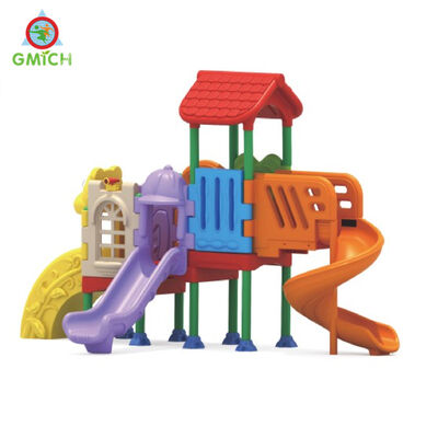 Kids Playground Outdoor Attractive Park Slide Children Amusement Durable Plastic Toys for Sale