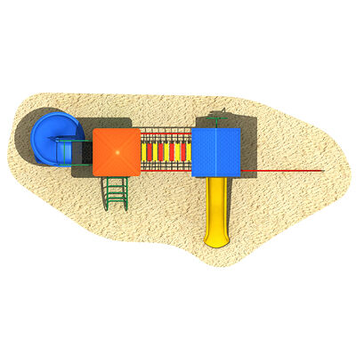 Park Playground Design Outdoor Childrn Toys Durable Outdoor Amusement Park Plastic Slides for Kids
