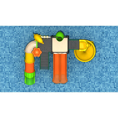 EU Standard Water Park Design Kids Water Playground Equipment Spray Slides Eco-Friendly