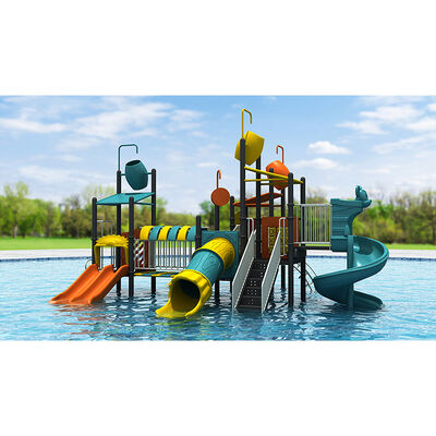 City Water Park Play Equipment Spray Slides Sets Fun Play Toys for Children