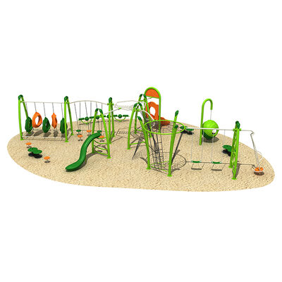 Outdoor Playground Manufacturer and Outdoor Climbing Adventure Playground for Hotel Resort