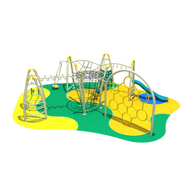 Outdoor Physical Training Rope Net Climbing Course Adventure Playground Set for School and Park