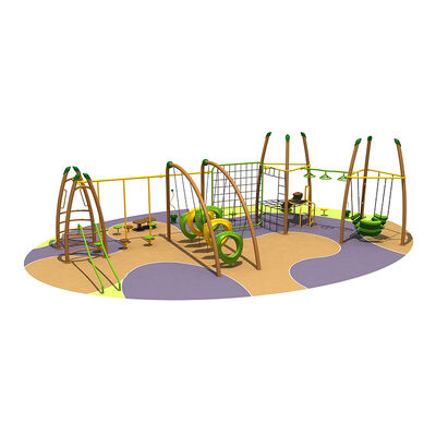 Children’s Rope Climbing Play Equipment Public Open Outdoor Playground Sets in the Apartment