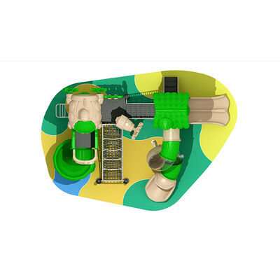   Factory Customzied Kids Playground Outdoor Play Equipment for Resort Area and Theme Parks