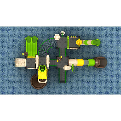 Water Park Playground Supplier Outside Water Play Toys Aqua Playground Water Slides