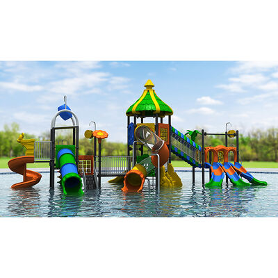 Outdoor Commercial Water Park Project Aquatic Play Equipment Water Slides