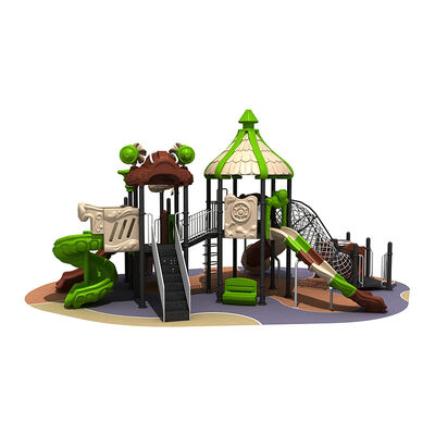 Children Outdoor Playground Slides Luxury Community Outdoor Play Structure 