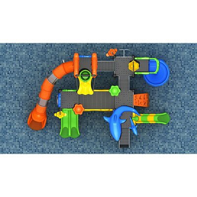 Custom Themed Water Park Design Luxury Aqua Playground Pool Slides for Mall and Resort