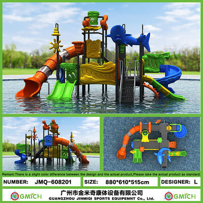 Custom Themed Water Park Design Luxury Aqua Playground Pool Slides for Mall and Resort
