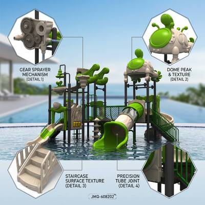 Kids Aquatic Playground for Community Park ,Pool, Resort Hotel Children's Water Slide