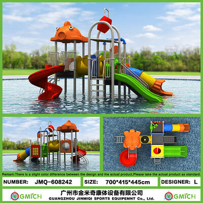  Swimming Pool Slides Children Water Play Equipment Outodor Aquatic Play House