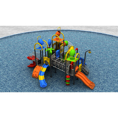  Water Park Equipment Commercial Splash Pad for Public Park Aqua Slides Sets 
